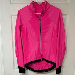 Lululemon Athletica Bright Pink Paceline Cycling Jacket